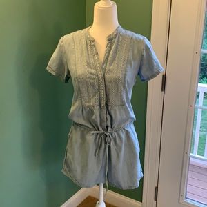 Cute soft jean Gap romper